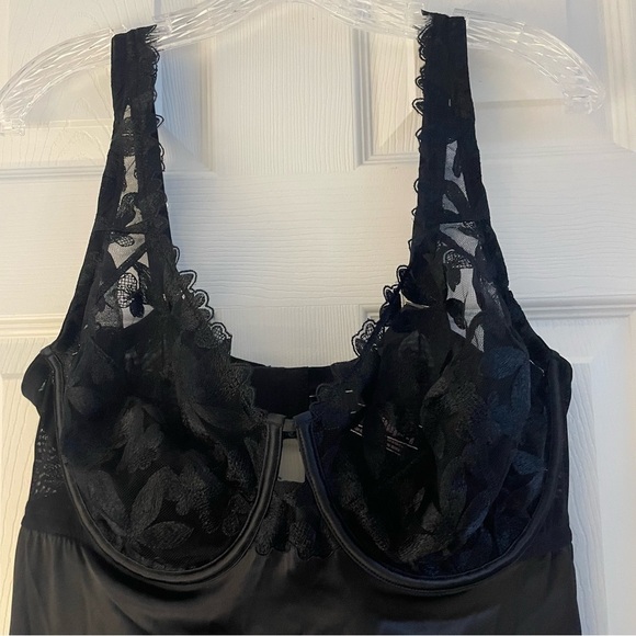 New! Victoria's Secret Lace Trim Teddy Babydoll Slip Dress Nightie 22881 - Picture 4 of 10